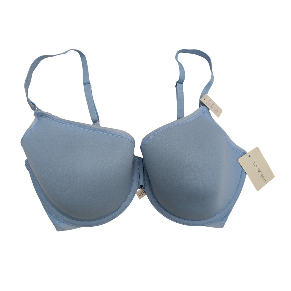 On Gossamer G4170 Next to‎ Nothing Micro T-Shirt Bra Size 32DDD Blue Skies NWT